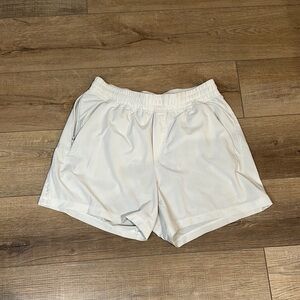 lululemon Liner-less Bone Pacebreaker Athletic Shorts